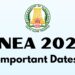 TNEA 2025 Counselling Important Dates